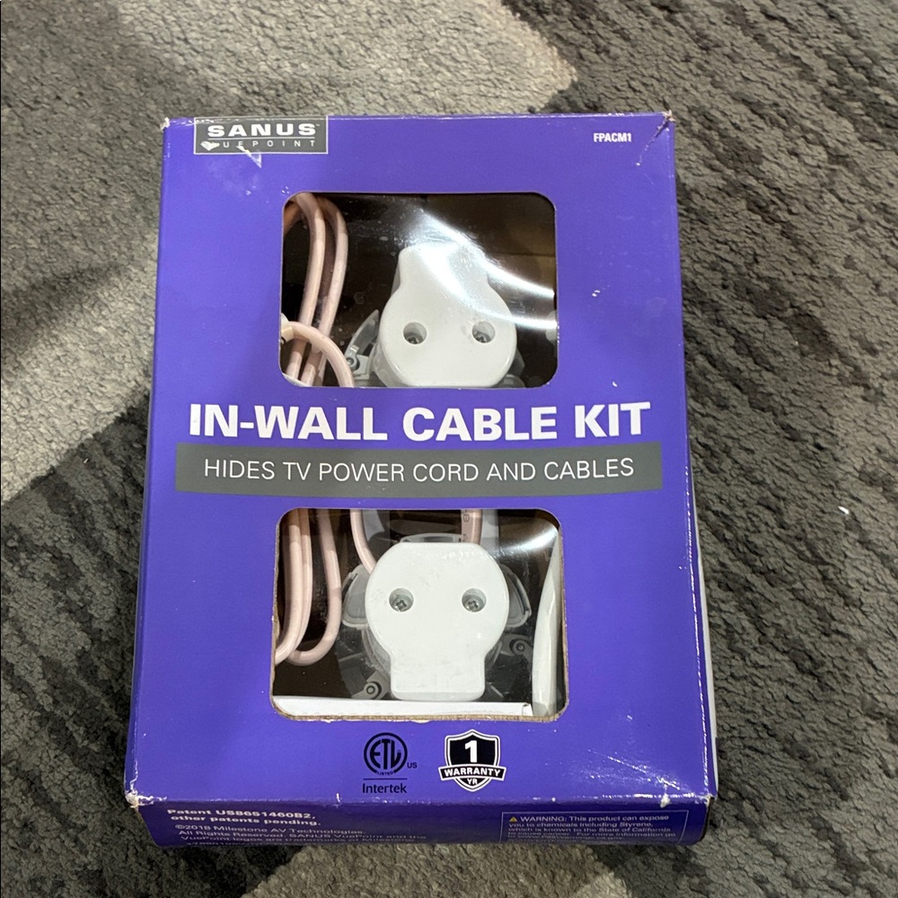 Sanuk In-Wall Cable Kit - White